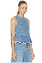 view 2 of 5 Madinel Top in Forever Blue Denim
