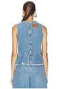 view 3 of 5 Madinel Top in Forever Blue Denim