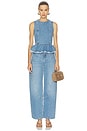 view 4 of 5 Madinel Top in Forever Blue Denim