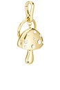 view 1 of 4 Mush To Love Bag Charm in Gold