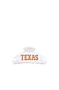 view 2 of 3 University Of Texas At Austin Hair Claw Clip in White & Red