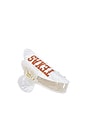 view 3 of 3 University Of Texas At Austin Hair Claw Clip in White & Red