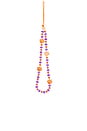 view 2 of 4 Clemson University Beaded Phone Charm in Multi