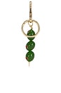 view 1 of 4 Briny Baby Olive Bag Charm in Green & Gold