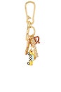 view 2 of 6 Big Apple Bling Bag Charm in Multi & Gold