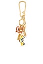 view 4 of 6 Big Apple Bling Bag Charm in Multi & Gold