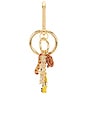 view 5 of 6 Big Apple Bling Bag Charm in Multi & Gold