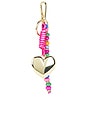view 3 of 4 Statement Heart Bag Charm in Multi
