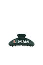 view 2 of 3 University Of Miami Hair Clip in Green