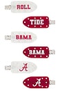 view 1 of 2 University Of Alabama Hair Clip Set in Red