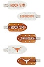 view 1 of 2 CONJUNTO DE CLIPS UNIVERSITY OF TEXAS AT AUSTIN in Brown