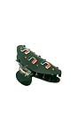 view 3 of 3 University Of Miami Hair Clip in Green