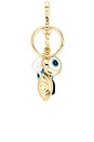 view 4 of 5 Eyes For The Good Life Bag Charm in Blue