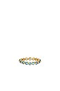 view 1 of 2 Cubic Zirconia Alice Ring in Light Blue