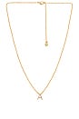 view 1 of 2 Nora 14k Gold Plated Initial Necklace in Gold