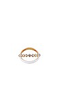 view 2 of 3 Frankie Ring in White