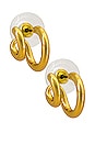 view 1 of 2 Paulina Earrings in Gold