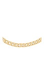 view 2 of 2 Small Michel Curb Chain Necklace in Gold