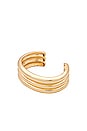 view 1 of 2 Leigh Cuff In Gold in Gold