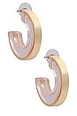 view 1 of 3 Viola Earrings in Gold