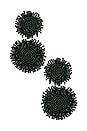 view 1 of 2 PENDIENTES ERIN in Black