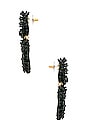 view 2 of 2 PENDIENTES ERIN in Black