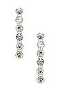 view 1 of 2 Miranda Earrings in Silver