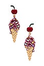 view 1 of 2 Cherry on Top Earrings in Multi