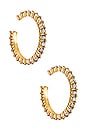 view 2 of 2 Claudia Adjustable Ear Cuff Set in Gold
