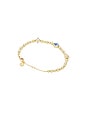 view 2 of 2 Evil Eye Motif Bracelet in Gold