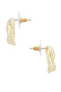 view 2 of 2 СЕРЬГИ-ГВОЗДИКИ JEMMA in Gold