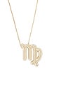 view 2 of 3 Zodiac Pendant Necklace in Gold
