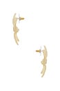 view 2 of 2 Shyla Earrings in Gold Large