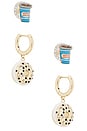 view 1 of 3 Rise & Grind Earring Set in Neutral