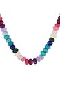 view 2 of 2 Semi Precious Beaded Necklace in Multi