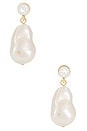 view 1 of 2 Elizabeth Earrings in Pearl