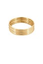 view 1 of 6 Brenna Bangle Set in Gold