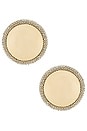 view 1 of 2 Statement Stud Earrings in Gold