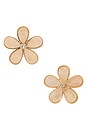 view 1 of 2 Resin Flower Earring in Blush