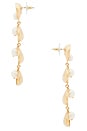 view 2 of 2 Margaret Statement Earrings in Pearl