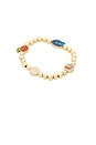 view 1 of 3 University Of Florida Mixed Icon Pisa Bracelet in Gold