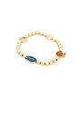 view 3 of 3 University Of Florida Mixed Icon Pisa Bracelet in Gold