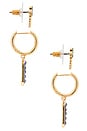view 2 of 3 University Of Florida Earring Set Of 2 in Gold