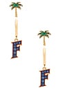 view 3 of 3 University Of Florida Earring Set Of 2 in Gold
