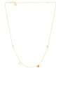 view 1 of 2 Clemson University Delicate Necklace in Orange & Gold