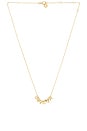 view 1 of 2 University Of Texas At Austin Slogan Bubble Necklace in Gold