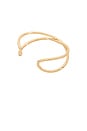 view 3 of 3 Artemis Cuff Bracelet in Gold