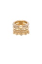 view 3 of 3 Rosaire Ring in Clear