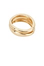 view 1 of 6 Hinge Bangle Set Of 2 in Gold