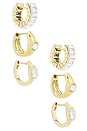 view 1 of 3 Tyra Waterproof Earring Set in Clear